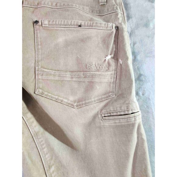 Kühl Beige Casual 5 Pocket Button Closure Rydr Pants Size 30X32 - Picture 7 of 13